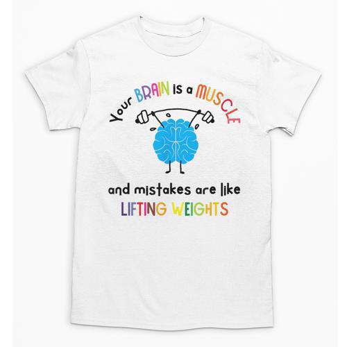 Growth Mindset Tee Teacher Quotes Men Women Kids Unisex T-Shirt - teacherstshirts.com UK