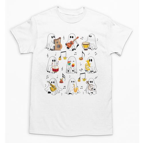 It's A Bootiful Day To Make Music Ghost Teacher Unisex T-Shirt - teacherstshirts.com