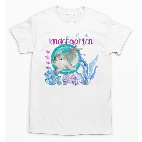 Kindergarten Teacher Dolphin Ocean Life Teaching Team Spirit Unisex T-Shirt - teacherstshirts.com