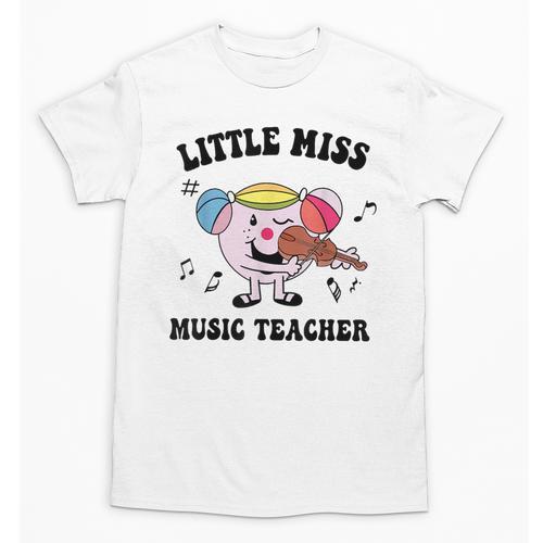 Little Miss Music Teacher Music Teacher Team Unisex T-Shirt - teacherstshirts.com UK