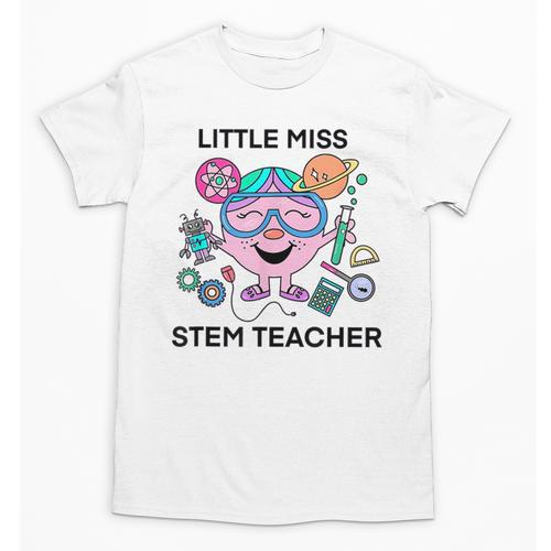 Little Miss Stem Teacher Unisex T-Shirt - teacherstshirts.com UK
