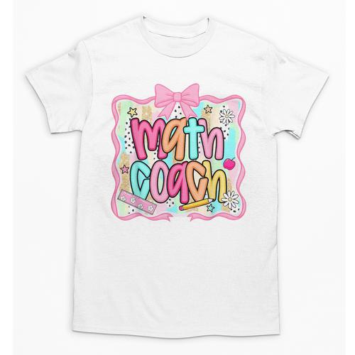 Math Coach Back To School Math Teacher Unisex T-Shirt - teacherstshirts.com
