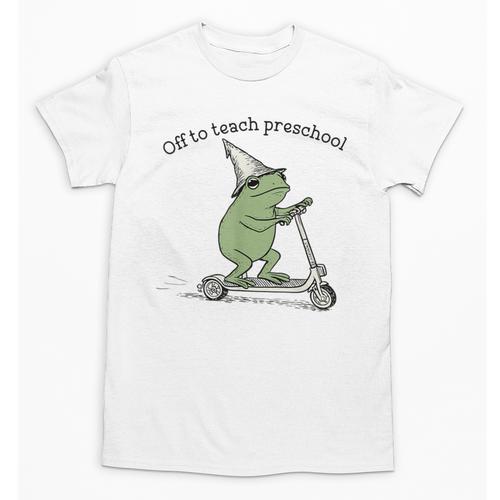 Pre K Grade Teacher Frog Back To School Preschool Unisex T-Shirt - teacherstshirts.com AU