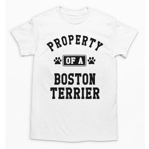 Property Of Boston Terrier Boston Terrier Shirt Unisex T-Shirt - Bostonterriersmerch.com
