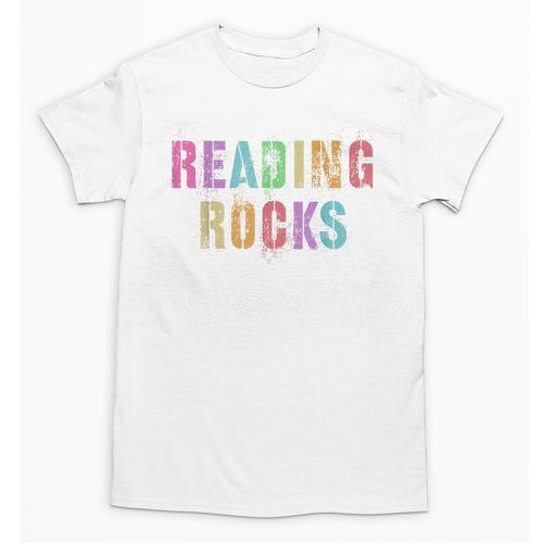 READING ROCKS English Teacher ELA ABCD Read Star Kinder Unisex T-Shirt - teacherstshirts.com UK