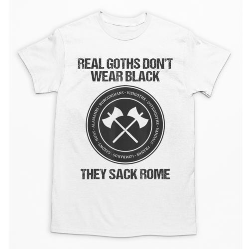 Real Goths Sack Rome History Teacher Unisex T-Shirt - teacherstshirts.com UK