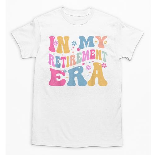 Retro Groovy Retirement Era Retired Teacher Unisex T-Shirt - teacherstshirts.com