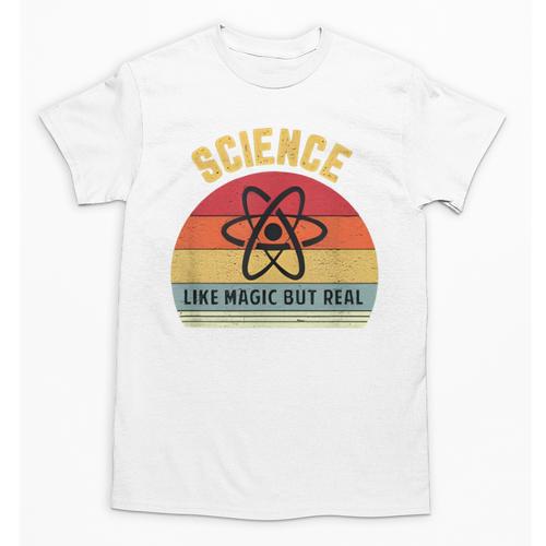 Science Like Magic But Real Science Teacher Graphics Geek Unisex T-Shirt - teacherstshirts.com CA
