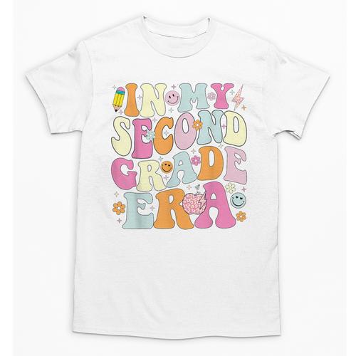 In My Second Grade Era 2nd Grade Girl Teacher Back To School Unisex T-Shirt - teacherstshirts.com UK