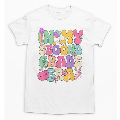 In My Second Grade Era Teachers Women Back To School Girls Unisex T-Shirt - teacherstshirts.com UK