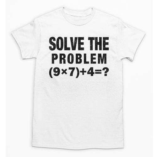 Solve The Problem 9×74 Math Teacher Unisex T-Shirt - teacherstshirts.com AU