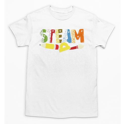 Steam Teacher Science Tech Engineering Arts Maker Unisex T-Shirt - teacherstshirts.com AU