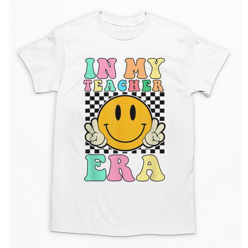 In My Teacher Era Retro Back To School Teacher Student Unisex T-Shirt - teacherstshirts.com AU