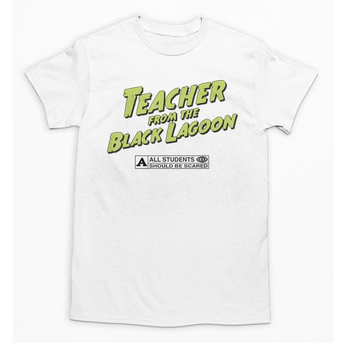 Teacher Halloween Tshirt Teacher From The Lagoon Men Women Unisex T-Shirt - teacherstshirts.com CA