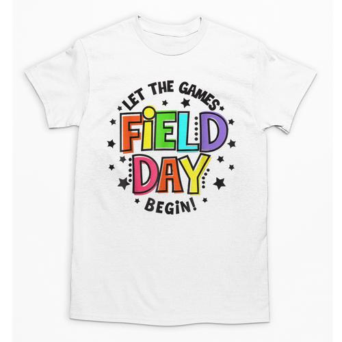 Teacher Student Field Day Let The Games Begin Field Day Unisex T-Shirt - teacherstshirts.com