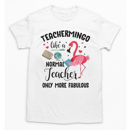 Teachermingo Like A Normal Teacher Only More Fabulous Unisex T-Shirt - teacherstshirts.com DE