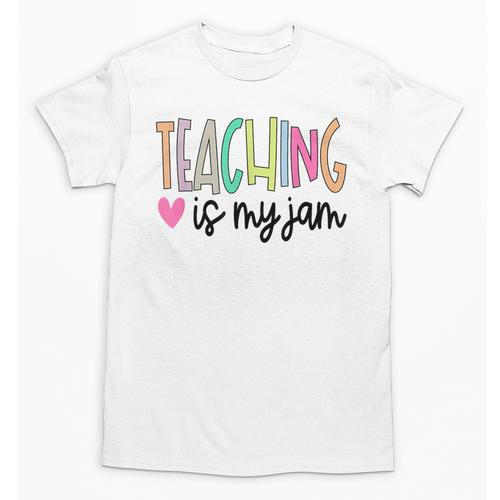 Teaching Is My Jam For Women Teacher Cute Teachers Outfit Unisex T-Shirt - teacherstshirts.com AU