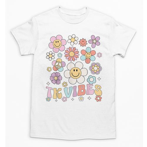TK Vibes Back To School TK Girl Kid TK Team TK Teacher Women Unisex T-Shirt - teacherstshirts.com CA