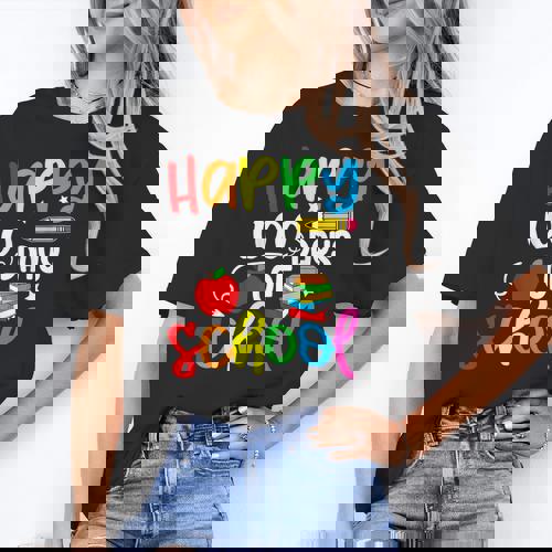 100th Day Of School Teachers Kids Girls Child Happy 100 Days Women&#x27;s T-Shirt - teacherstshirts.com