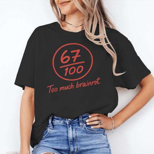 6 7 Brainrot Elementary Teacher Meme 67 Six Seven Women's T-Shirt - teacherstshirts.com AU