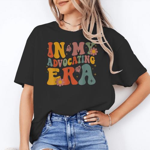 In My Advocating Era Advocate Autism Awareness Sped Teacher Men Women Kids Women's T-Shirt - teacherstshirts.com AU