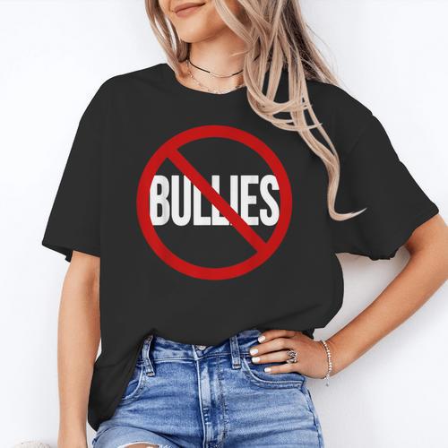 Anti Bullying No Bullies School Teacher Student Kindness Women's T-Shirt - teacherstshirts.com AU