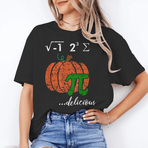 I Ate Some Pumpkin Pi Pie Math Teacher Halloween For Men Women Kids Women's T-Shirt - teacherstshirts.com AU