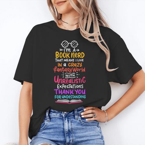 Books Reading English Teacher Student For Men Women Kids Women's T-Shirt - teacherstshirts.com