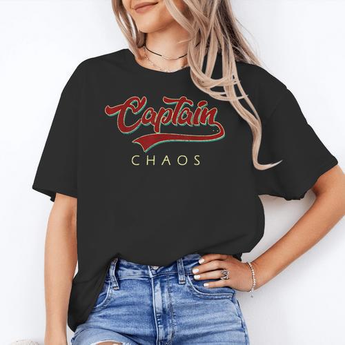 Captain Chaos Shirt For Parent Teacher Or Crazy Child Women's T-Shirt - teacherstshirts.com