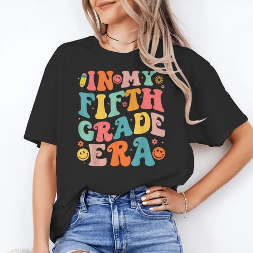 In My Fifth Grade Era 5th Grade Teacher Back To School Women's T-Shirt - teacherstshirts.com UK