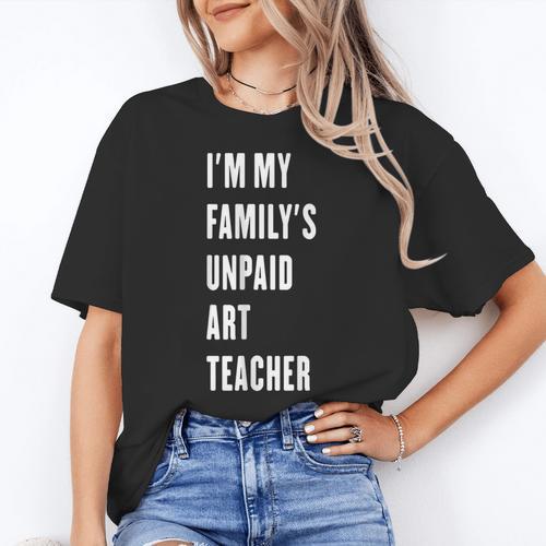 Funny Art Teacher Women's T-Shirt - teacherstshirts.com AU