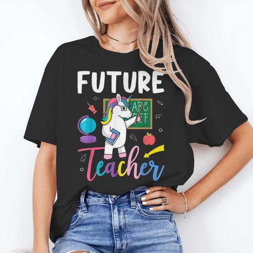 Future Teacher School Teacher Female Women's T-Shirt - teacherstshirts.com AU