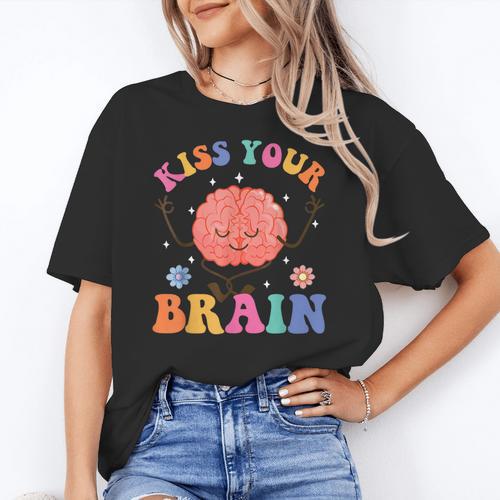 Kiss Your Brain Sped Teacher Appreciation Back To School Kid Women's T-Shirt - teacherstshirts.com UK