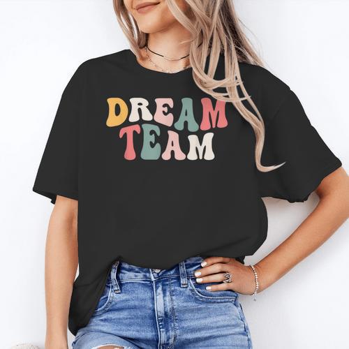Last Day Of School Back To School Dream Team Teacher Kids Women's T-Shirt - teacherstshirts.com AU