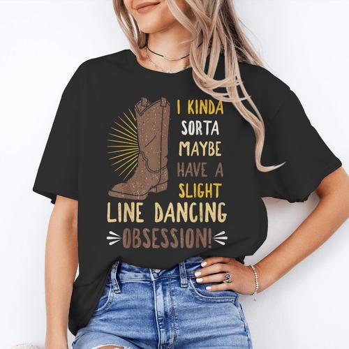 Line Dancing Choreographed Group Dancer Dance Teacher Women's T-Shirt - teacherstshirts.com CA