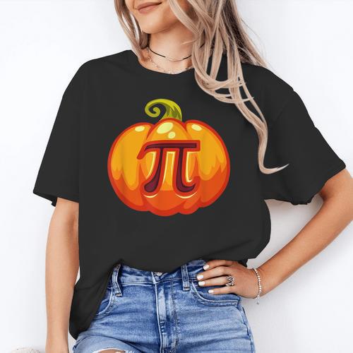 Math Teacher Halloween Costume Pumpkin Pi Pun Pie Men Women's T-Shirt - teacherstshirts.com AU