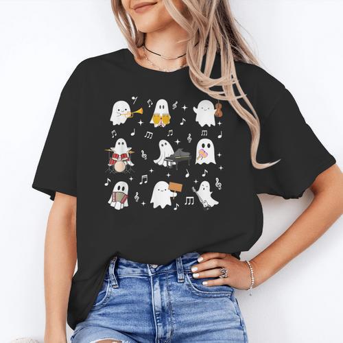 Music Teacher Halloween Music Teacher Education Women's T-Shirt - teacherstshirts.com DE