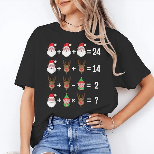 Order Of Operations Math Teacher Christmas Women's T-Shirt - teacherstshirts.com AU
