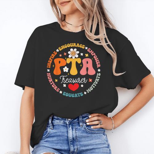 Parents Teacher Association Team Supporter PTA Treasurer For Men Women Girls Kids Women's T-Shirt - teacherstshirts.com CA