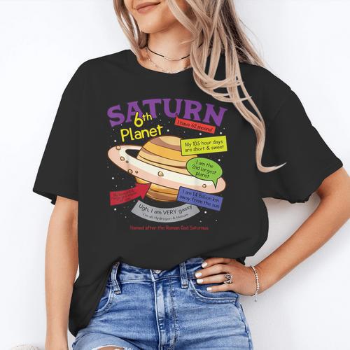 Perfect Planets Teachers Shirts Saturn For Solar System Women's T-Shirt - teacherstshirts.com AU
