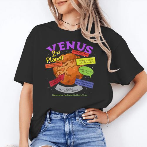Perfect Planets Teachers Shirts Venus For Solar System Women's T-Shirt - teacherstshirts.com UK