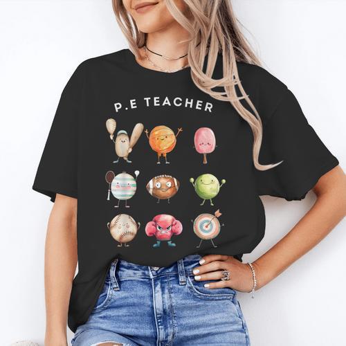 Physical Education Teacher PE Teacher Specials Back School Women's T-Shirt - teacherstshirts.com DE