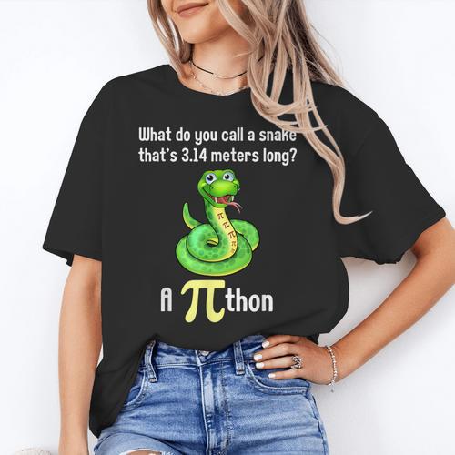 Pi Day Puns Pithon Math Teacher Jokes Women Men Kids Women's T-Shirt - teacherstshirts.com