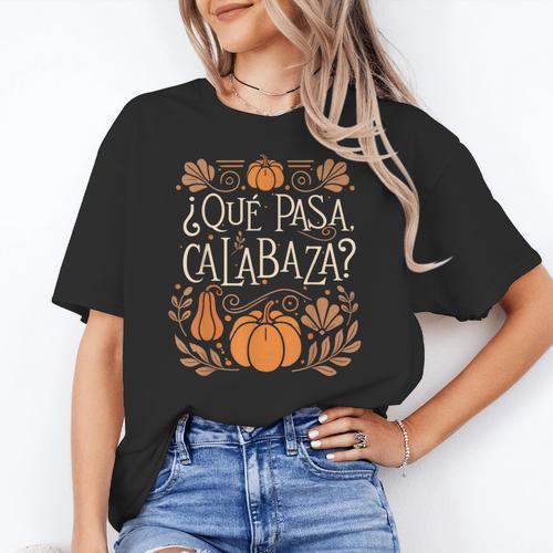 Que Pasa Calabaza Shirt Spanish Teacher Women's T-Shirt - teacherstshirts.com DE