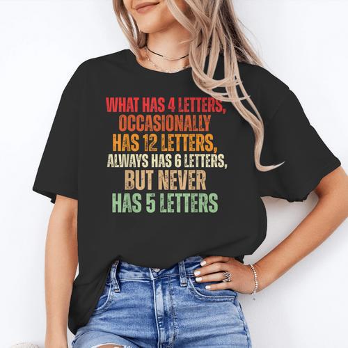Riddle Wordplay Joke For Grammar Nerds And Teachers Women's T-Shirt - teacherstshirts.com