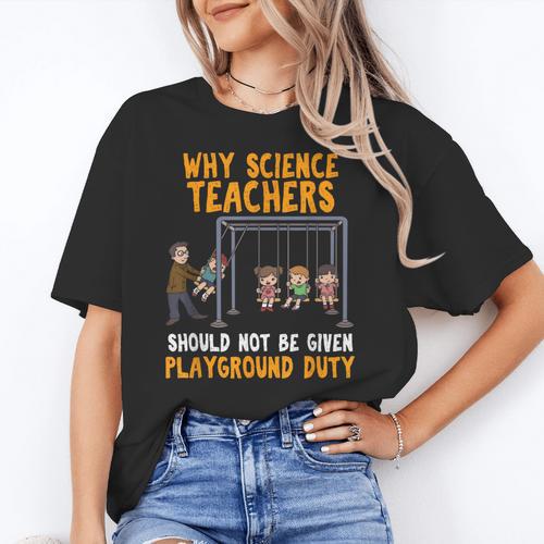 Science Physicist Chemist Teacher Vintage Women's T-Shirt - teacherstshirts.com AU