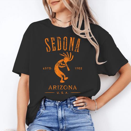 Sedona Arizona Southwestern Style Souvenir Vintage Women's T-Shirt - Bostonterriersmerch.com