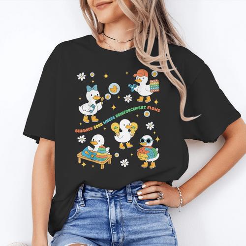 Silly Goose Behavior Analyst RBT ABA Therapy SPED Teacher Women's T-Shirt - teacherstshirts.com AU