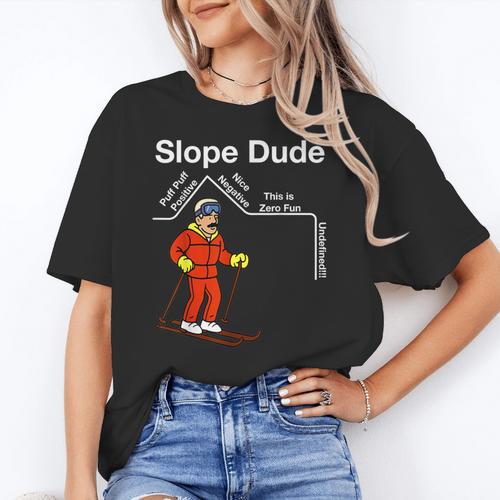 Slope Dude Algebra Geometry Middle School Math Teacher Women's T-Shirt - teacherstshirts.com AU