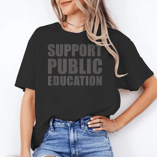 Support Public Education Protect Teachers Students Schools Women's T-Shirt - teacherstshirts.com AU